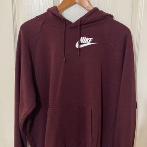 Men’s Burgundy Nike hoodie XL